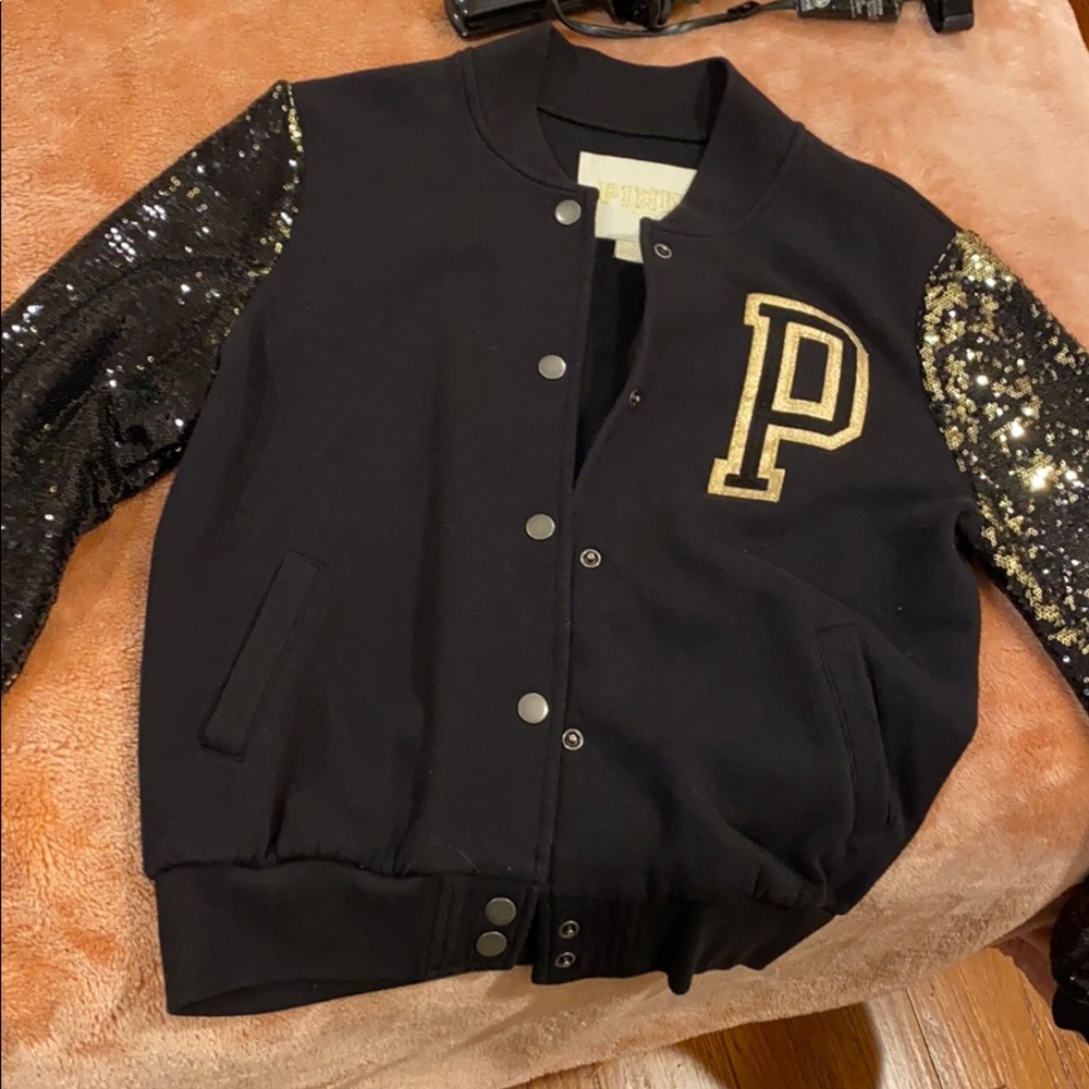 VS PINK varsity jacket